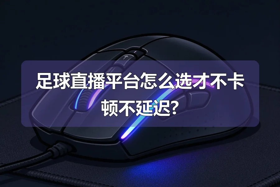 足球直播平台怎么选才不卡顿不延迟?